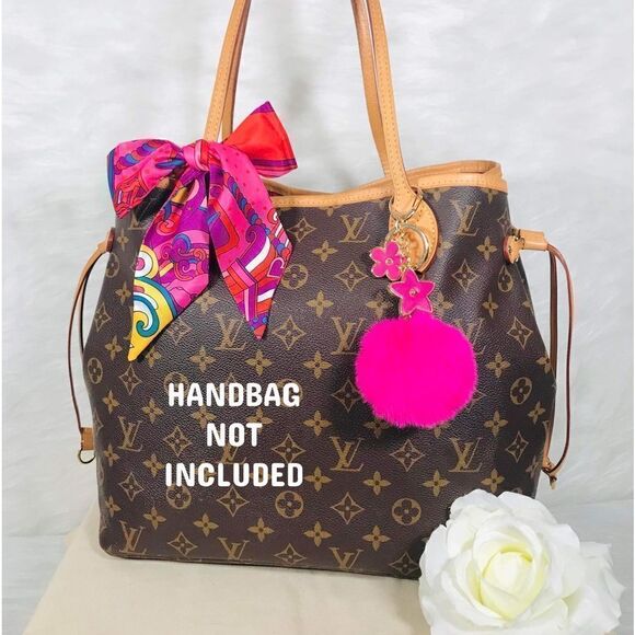 Handbag Charm HOT PINK - Picture 1 of 3